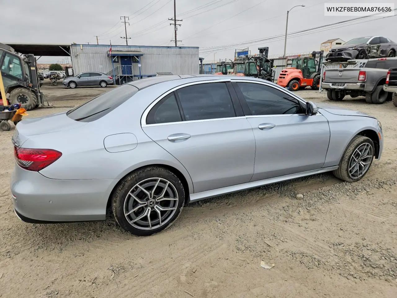 2021 Mercedes-Benz E 350 4Matic VIN: W1KZF8EB0MA876636 Lot: 59830006