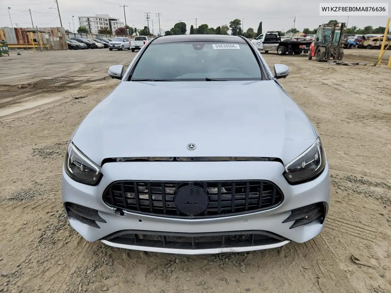 2021 Mercedes-Benz E 350 4Matic VIN: W1KZF8EB0MA876636 Lot: 59830006