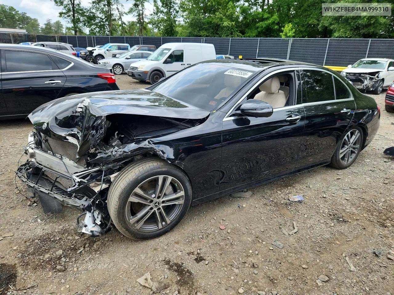 2021 Mercedes-Benz E 350 4Matic VIN: W1KZF8EB4MA999310 Lot: 60273556