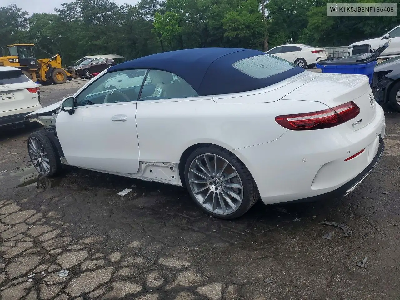 2022 Mercedes-Benz E 450 VIN: W1K1K5JB8NF186408 Lot: 54542026