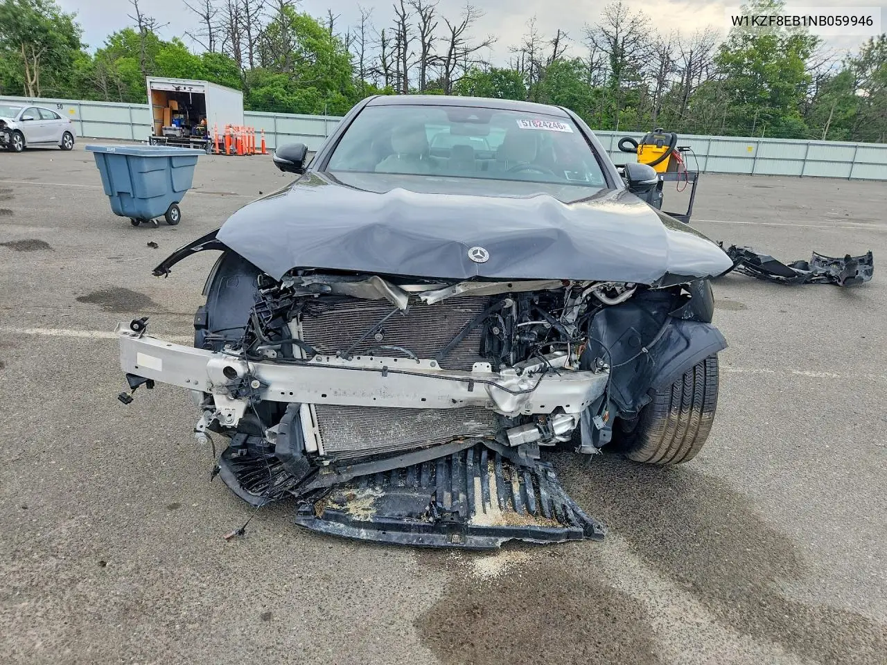 2022 Mercedes-Benz E 350 4Matic VIN: W1KZF8EB1NB059946 Lot: 57824246