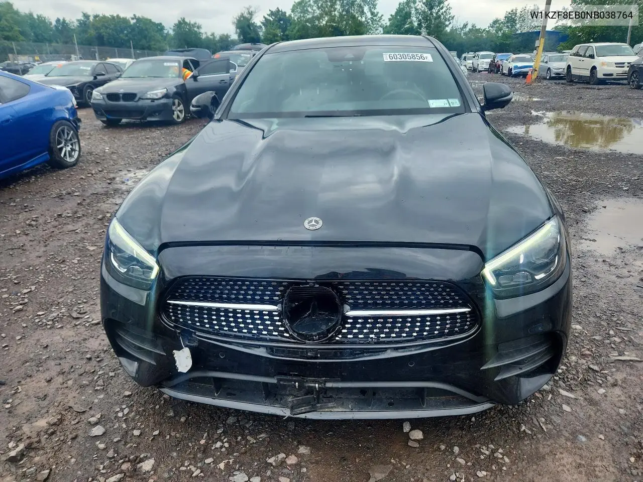 2022 Mercedes-Benz E 350 4Matic VIN: W1KZF8EB0NB038764 Lot: 60305856