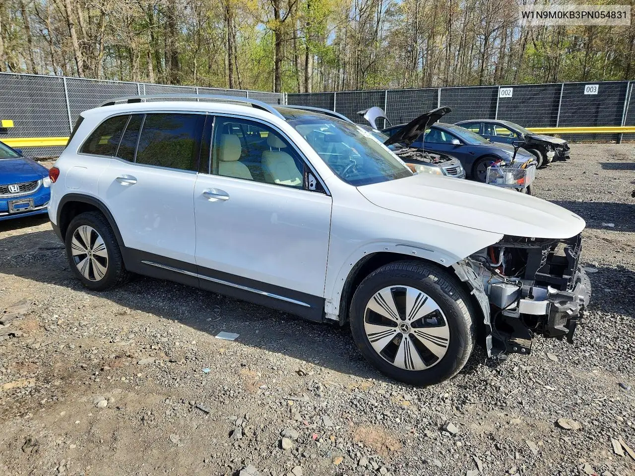 2023 Mercedes-Benz Eqb 300 4Matic VIN: W1N9M0KB3PN054831 Lot: 47230986