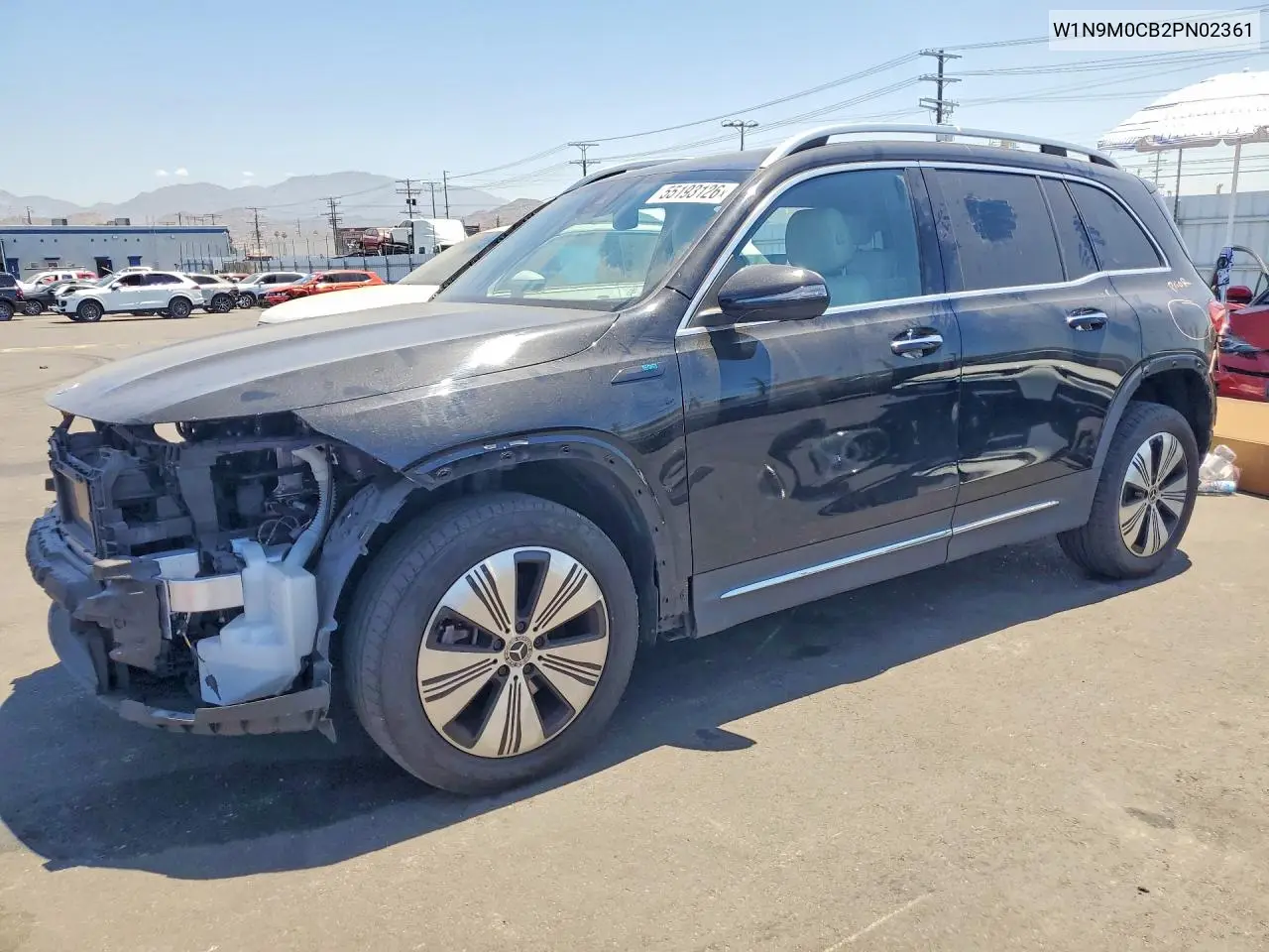 2023 Mercedes-Benz Eqb 250+ VIN: W1N9M0CB2PN02361 Lot: 55193126