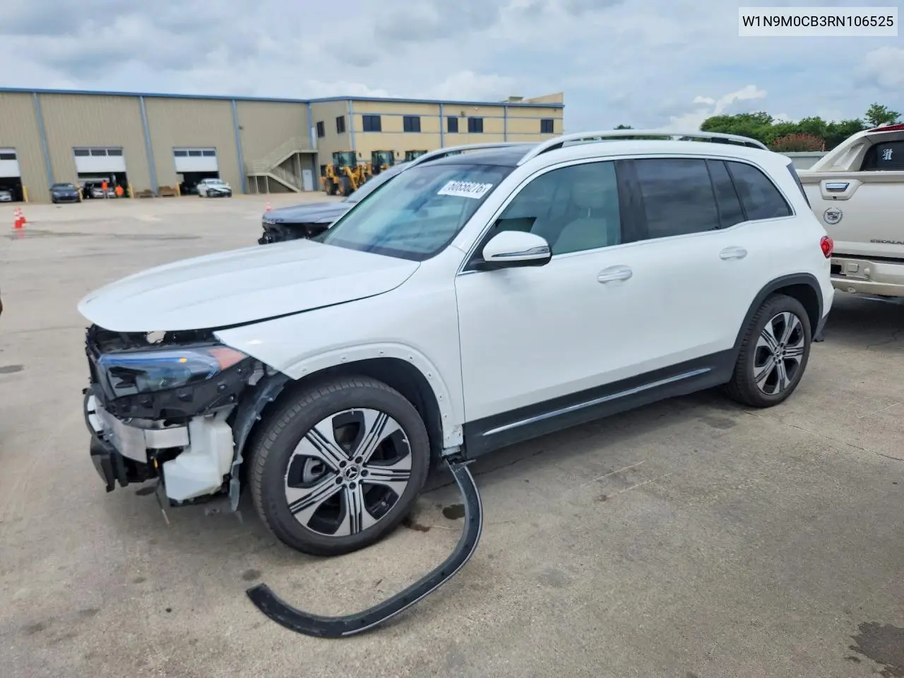 2024 Mercedes-Benz Eqb 250+ VIN: W1N9M0CB3RN106525 Lot: 60656276
