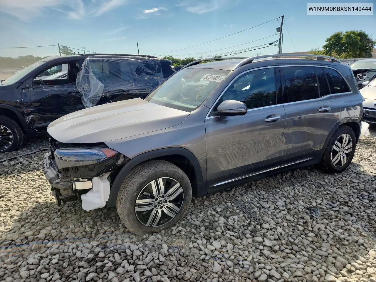 2025 Mercedes-Benz Eqb 300 4Matic VIN: W1N9M0KBXSN149444 Lot: 57346856