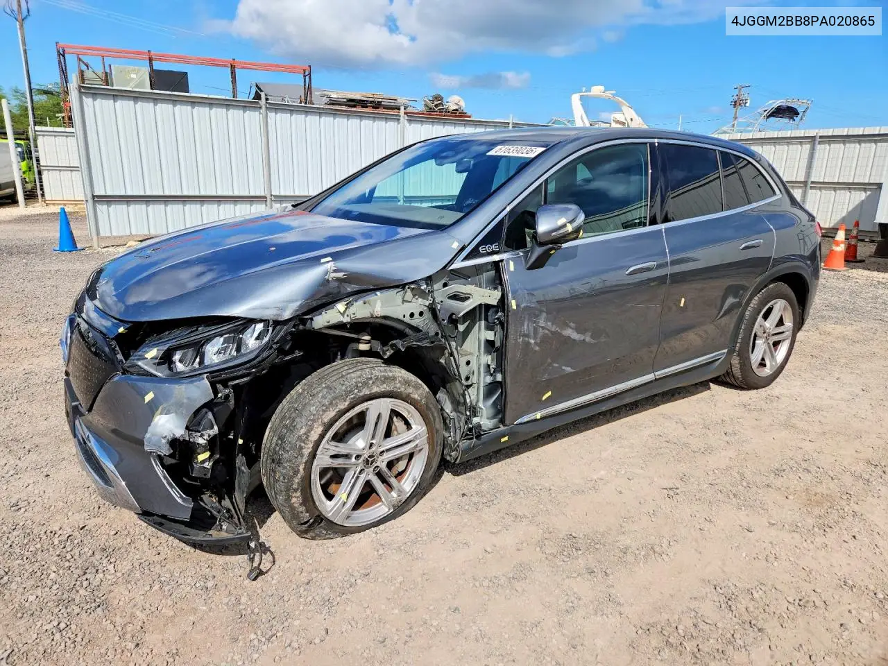 2023 Mercedes-Benz Eqe Suv 350+ VIN: 4JGGM2BB8PA020865 Lot: 61639036