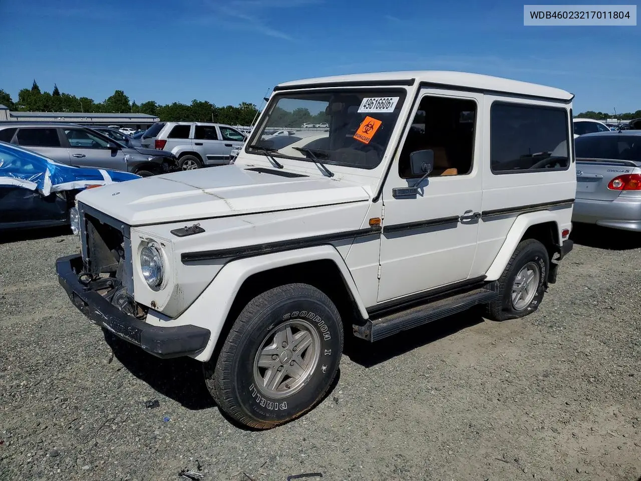 1981 Mercedes-Benz G Wagon VIN: WDB46023217011804 Lot: 49616606