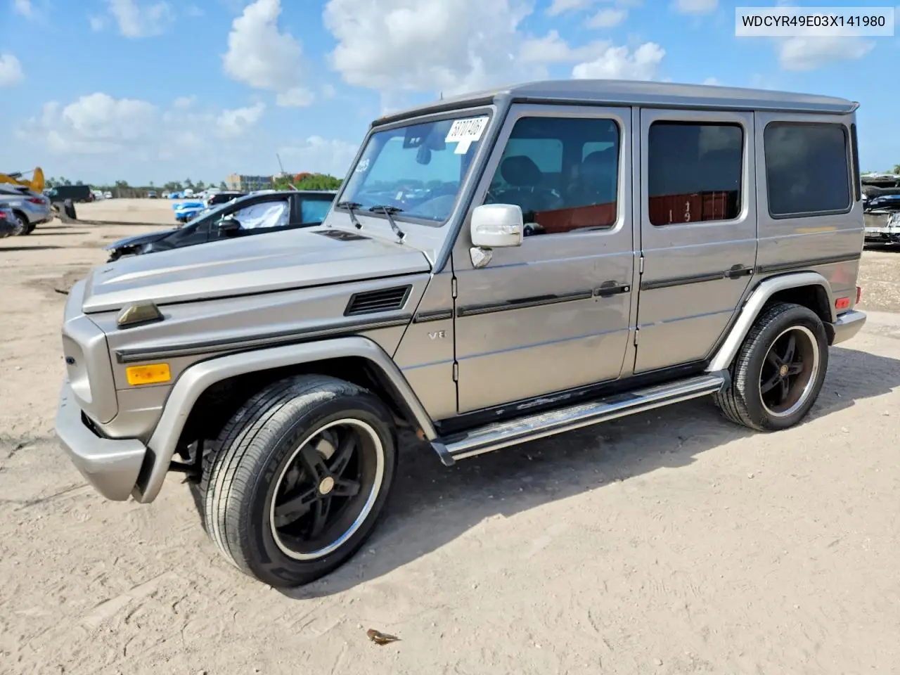 2003 Mercedes-Benz G 500 VIN: WDCYR49E03X141980 Lot: 58707406