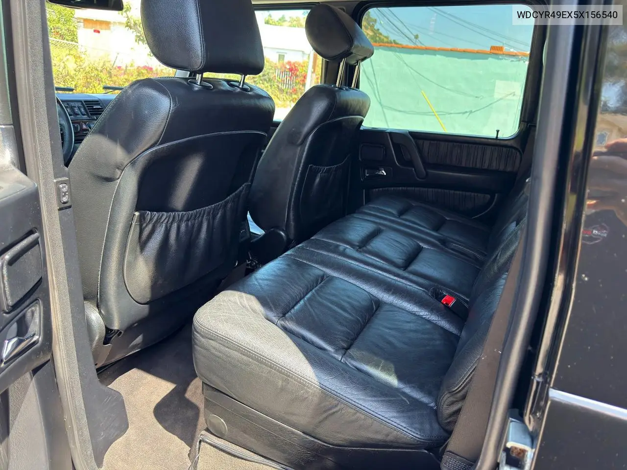 2005 Mercedes-Benz G 500 VIN: WDCYR49EX5X156540 Lot: 62052616