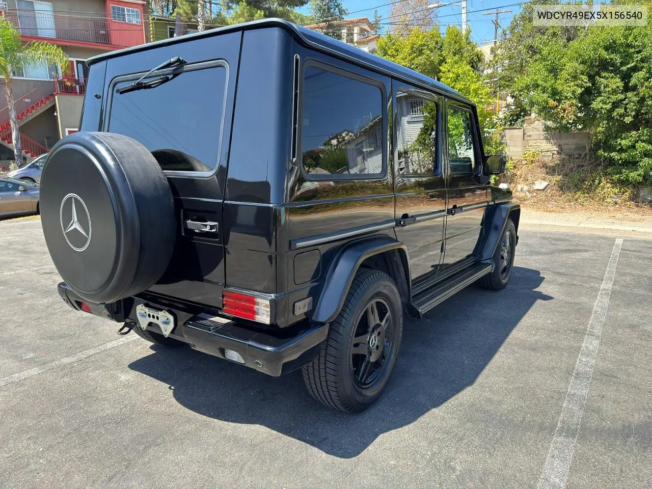 2005 Mercedes-Benz G 500 VIN: WDCYR49EX5X156540 Lot: 62052616