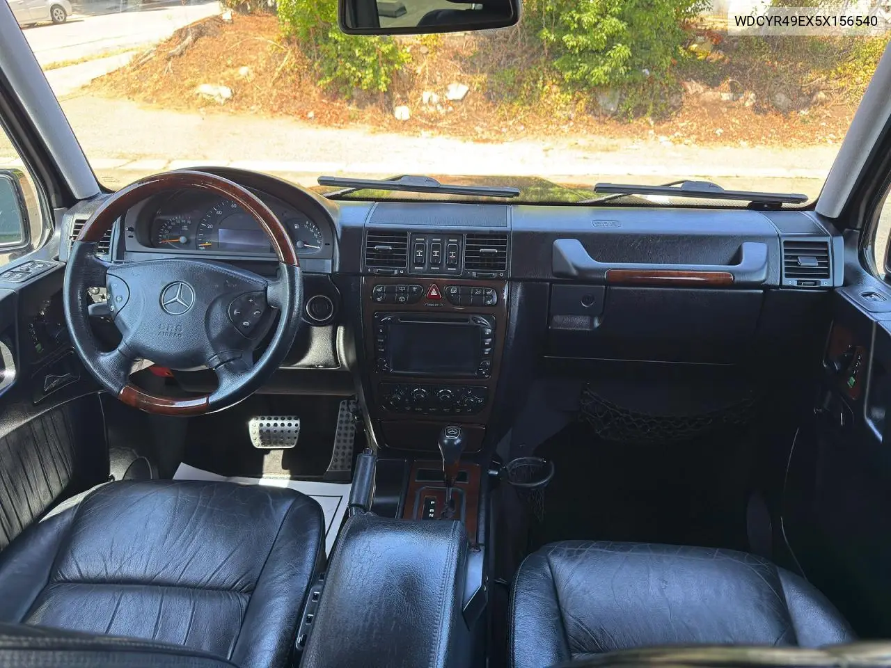 2005 Mercedes-Benz G 500 VIN: WDCYR49EX5X156540 Lot: 62052616