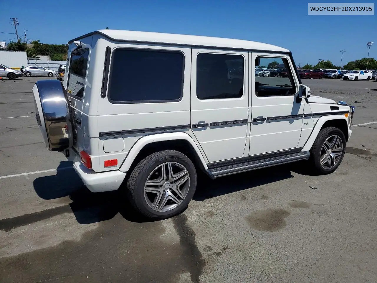 2013 Mercedes-Benz G 550 VIN: WDCYC3HF2DX213995 Lot: 50196836