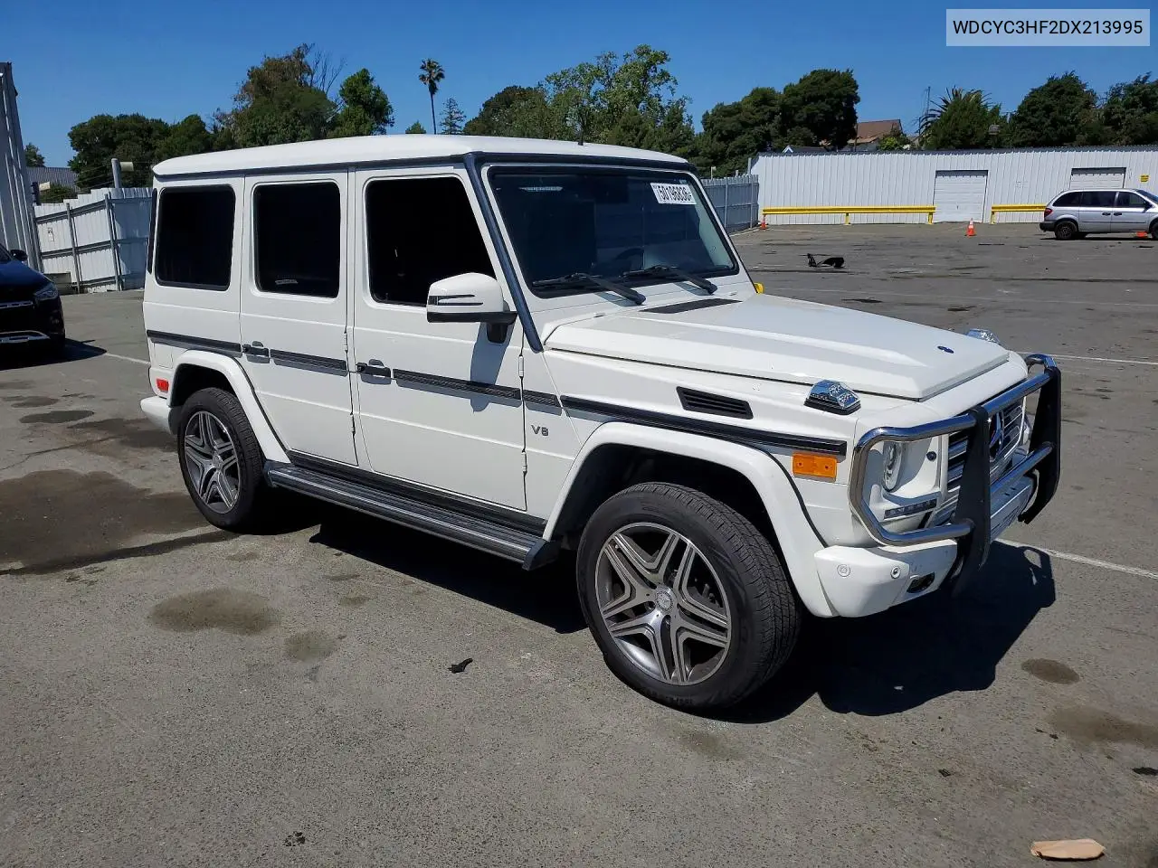 2013 Mercedes-Benz G 550 VIN: WDCYC3HF2DX213995 Lot: 50196836