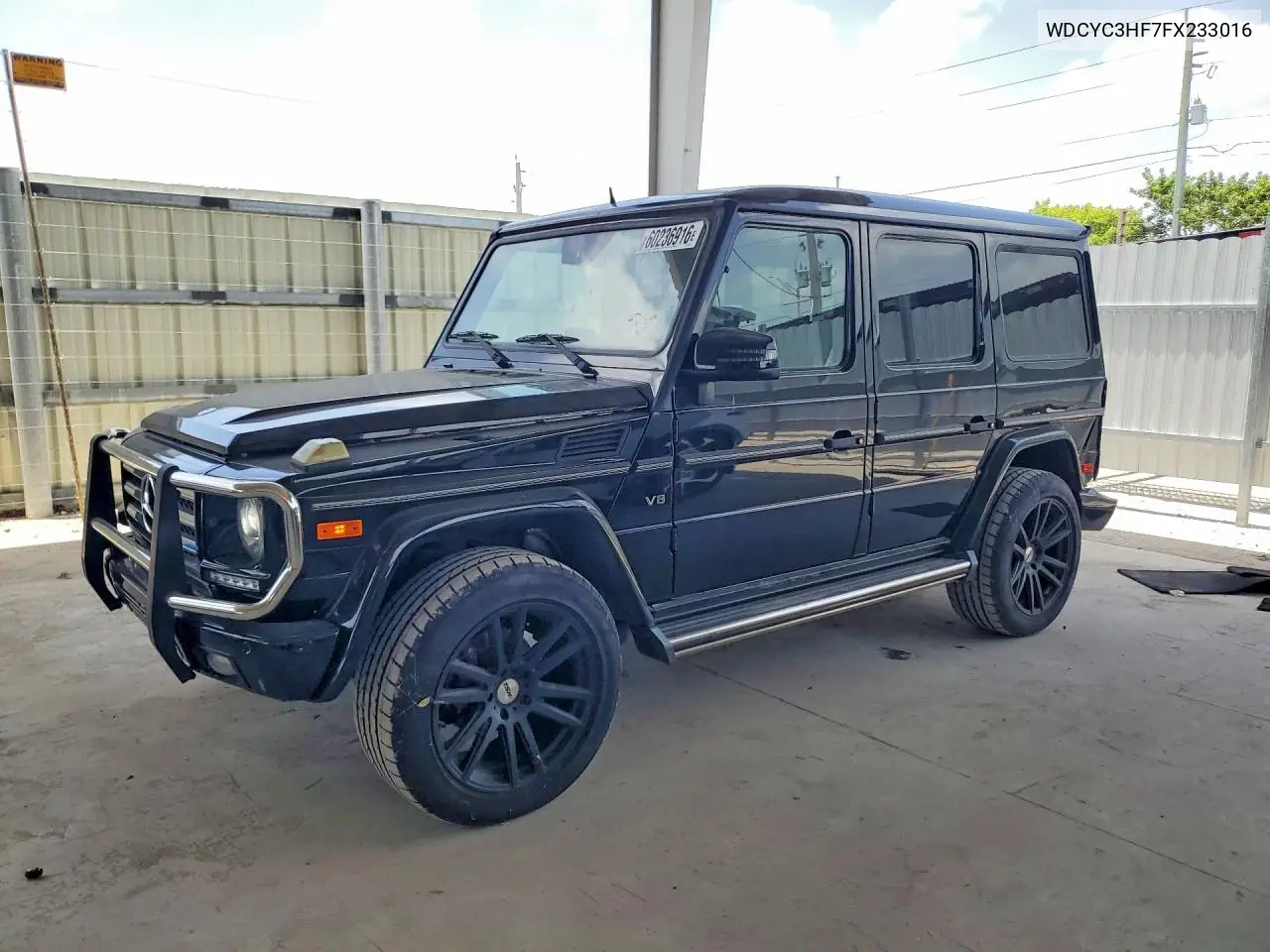 2015 Mercedes-Benz G 550 VIN: WDCYC3HF7FX233016 Lot: 60236916