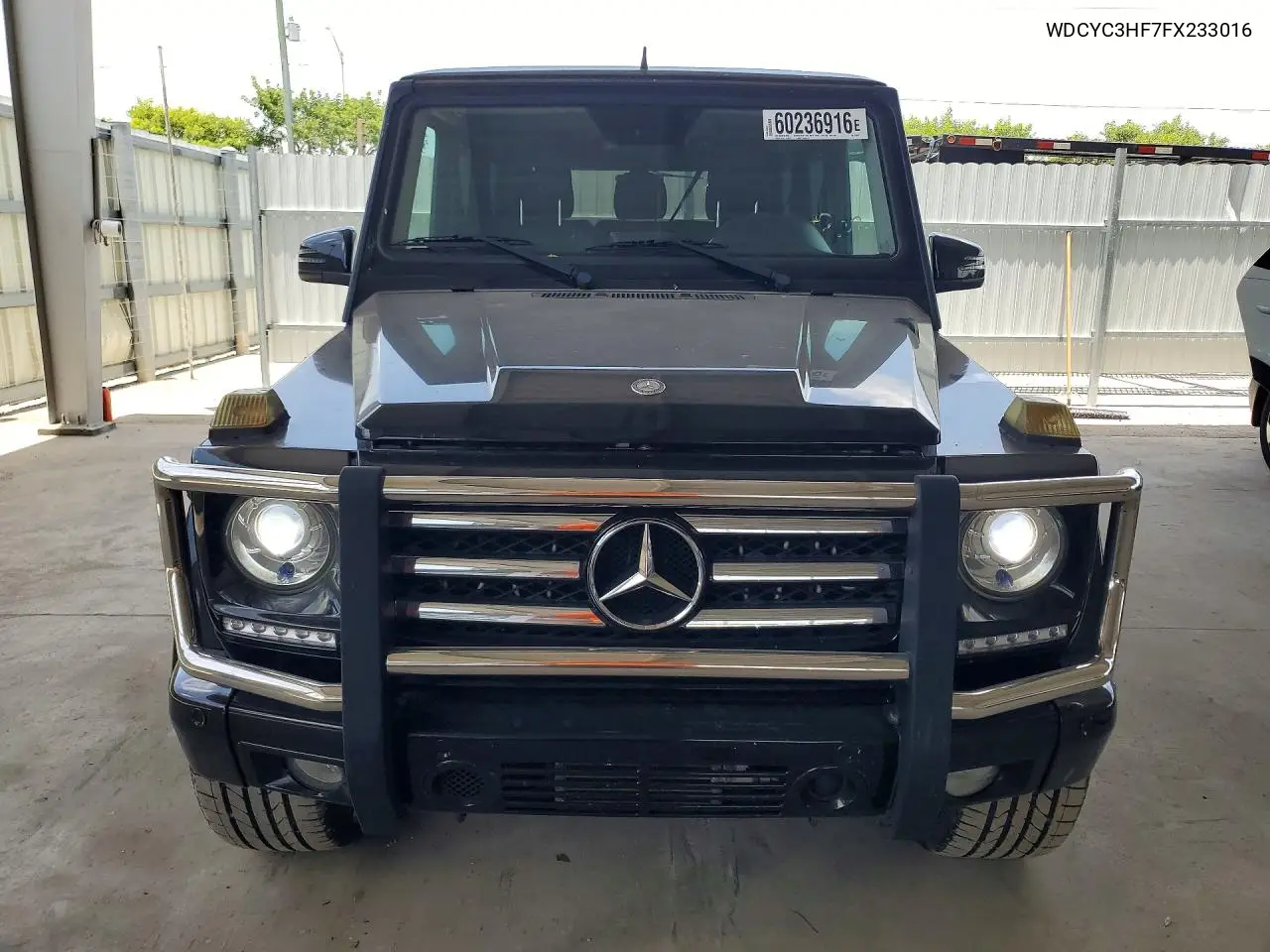 2015 Mercedes-Benz G 550 VIN: WDCYC3HF7FX233016 Lot: 60236916