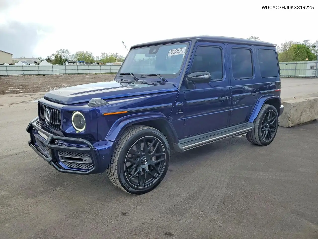 2019 Mercedes-Benz G 63 Amg VIN: WDCYC7HJ0KX319225 Lot: 53804576