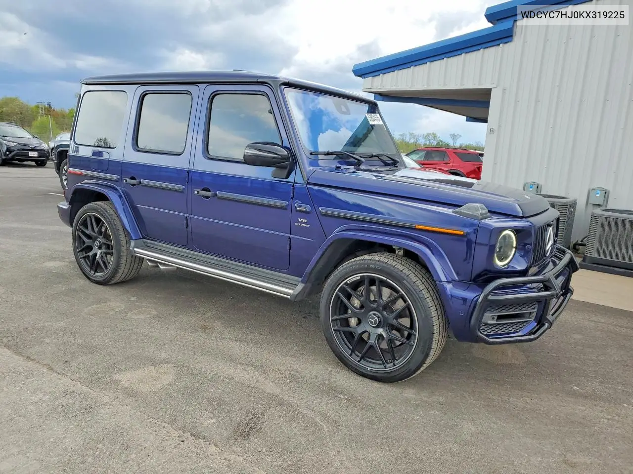 2019 Mercedes-Benz G 63 Amg VIN: WDCYC7HJ0KX319225 Lot: 53804576