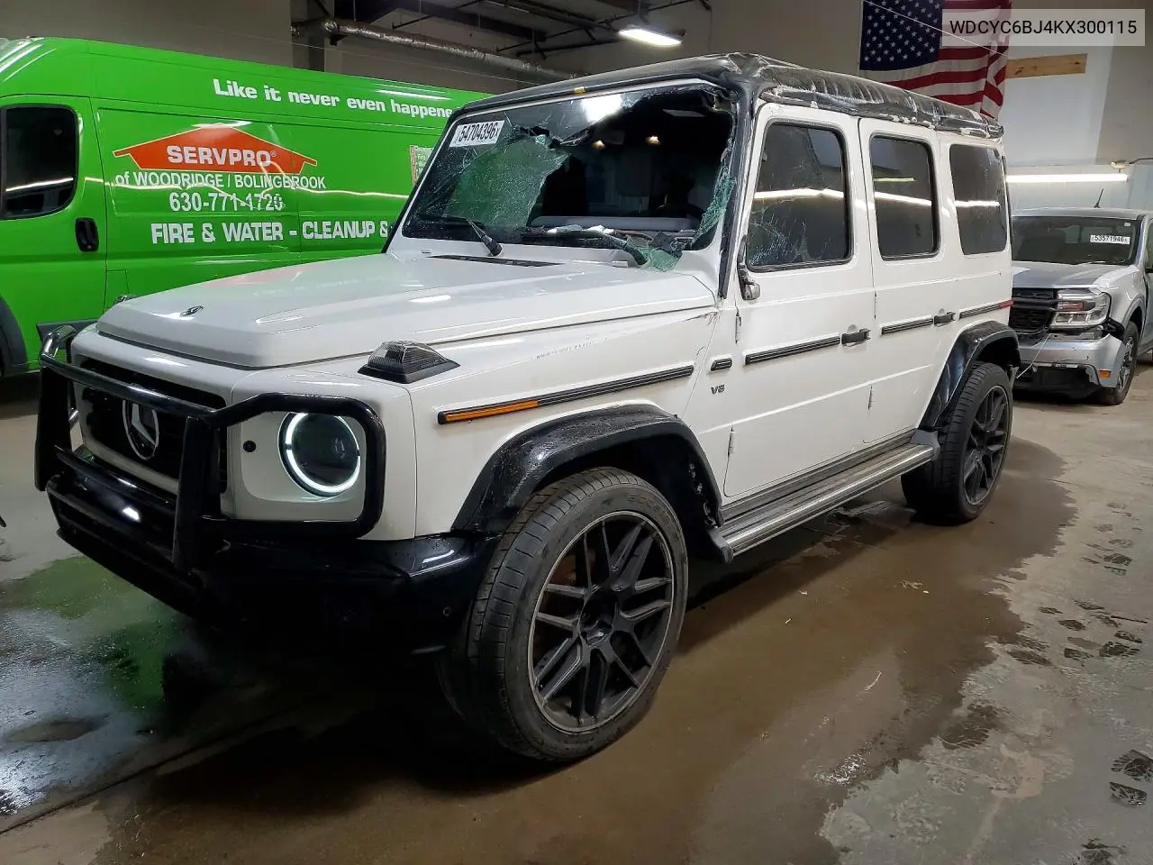 2019 Mercedes-Benz G 550 VIN: WDCYC6BJ4KX300115 Lot: 54704396