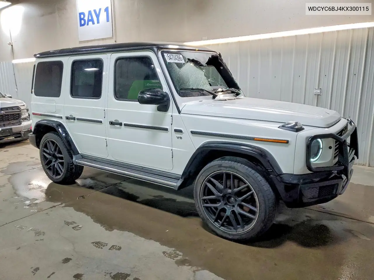 2019 Mercedes-Benz G 550 VIN: WDCYC6BJ4KX300115 Lot: 54704396