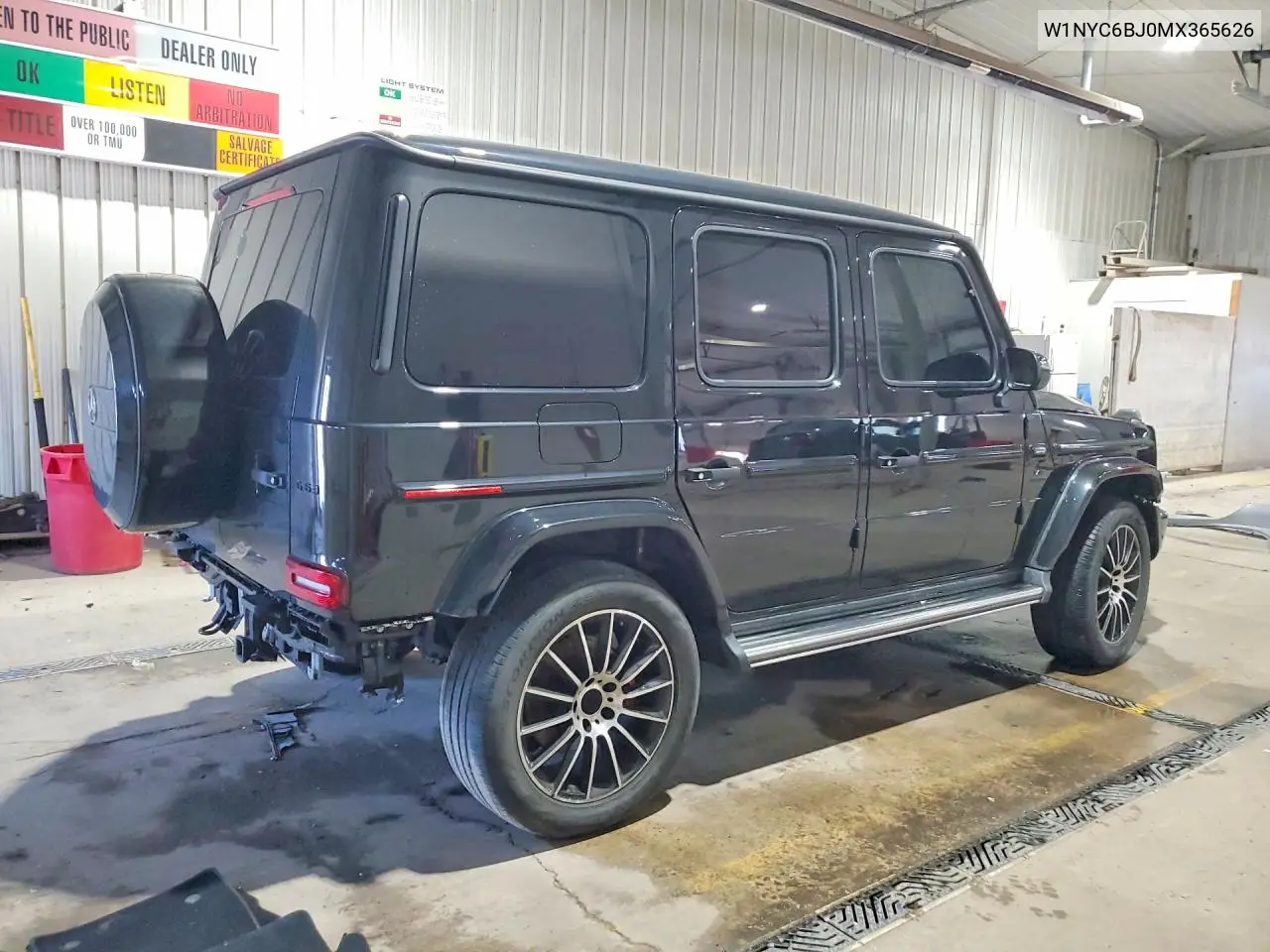 2021 Mercedes-Benz G 550 VIN: W1NYC6BJ0MX365626 Lot: 53737926