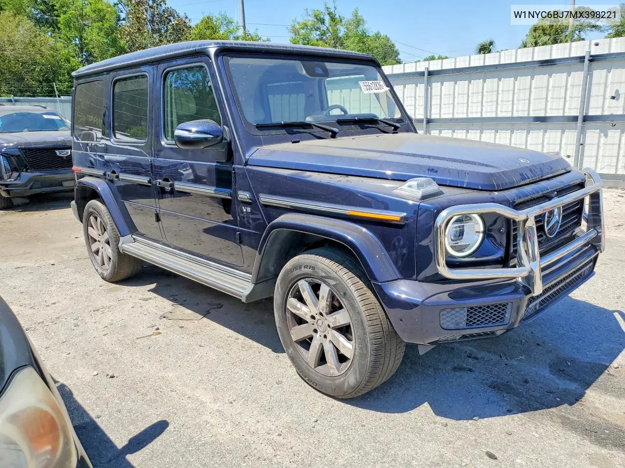 2021 Mercedes-Benz G 550 VIN: W1NYC6BJ7MX398221 Lot: 55612836