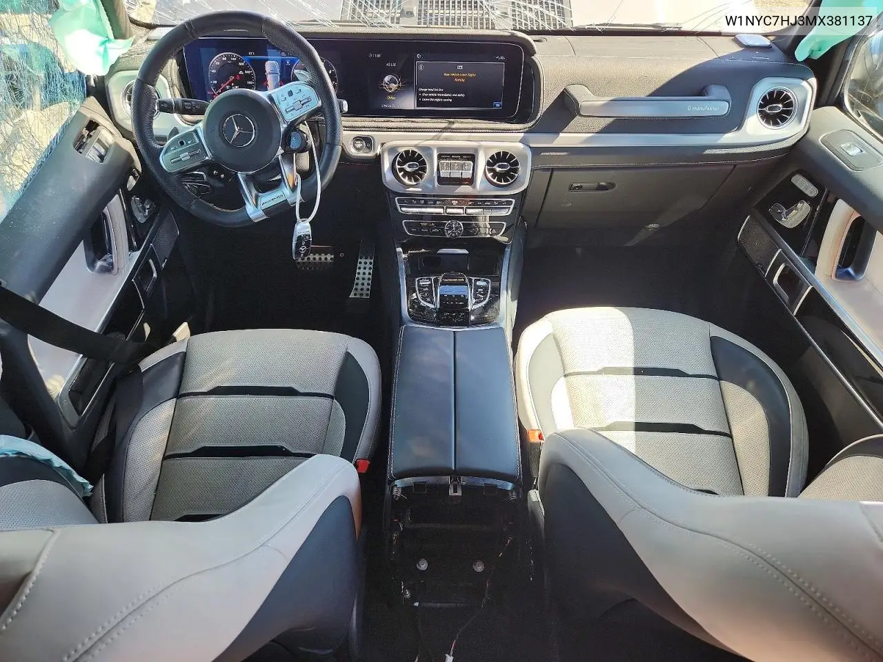 2021 Mercedes-Benz G 63 Amg VIN: W1NYC7HJ3MX381137 Lot: 55910546
