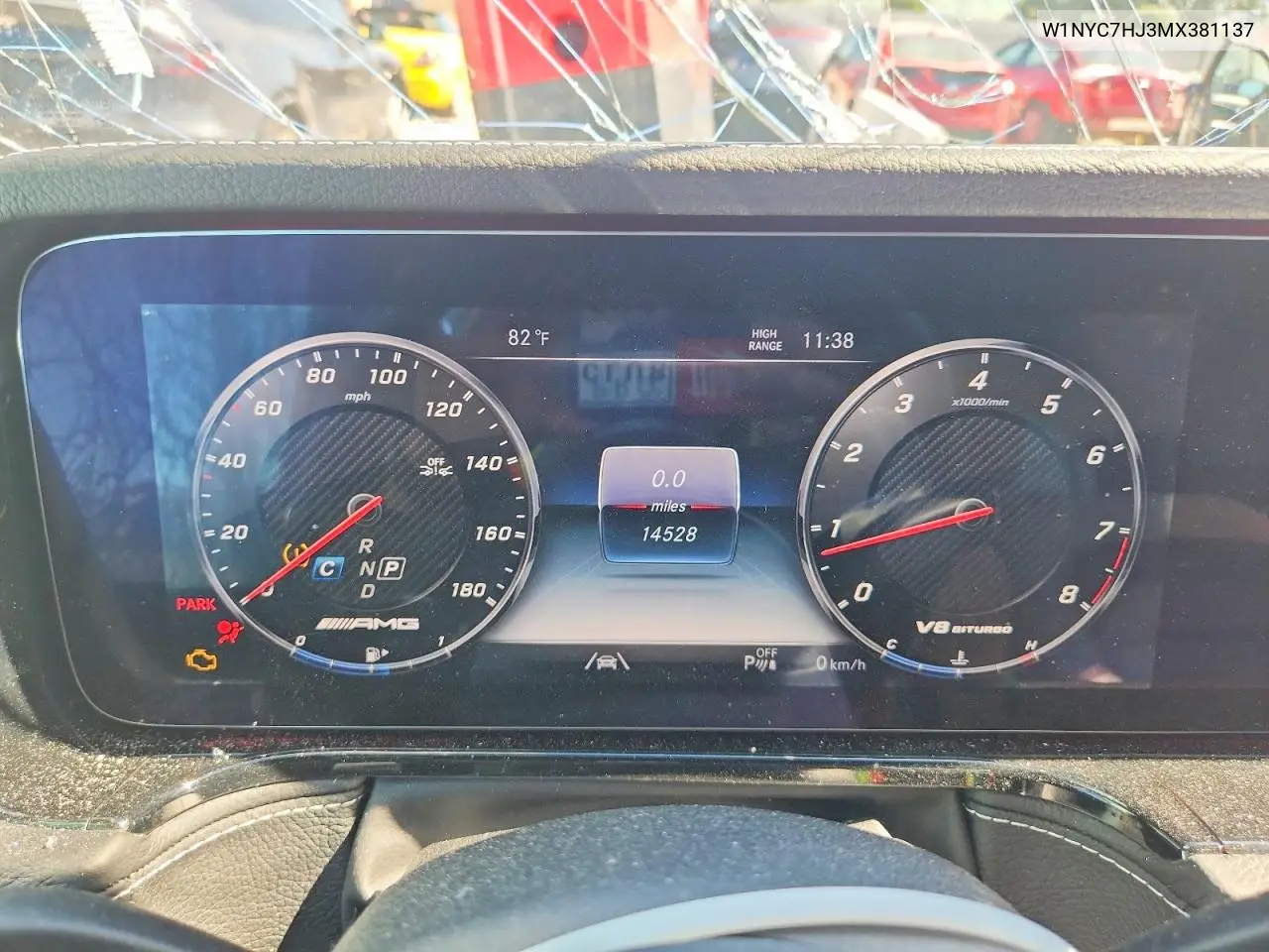 2021 Mercedes-Benz G 63 Amg VIN: W1NYC7HJ3MX381137 Lot: 55910546