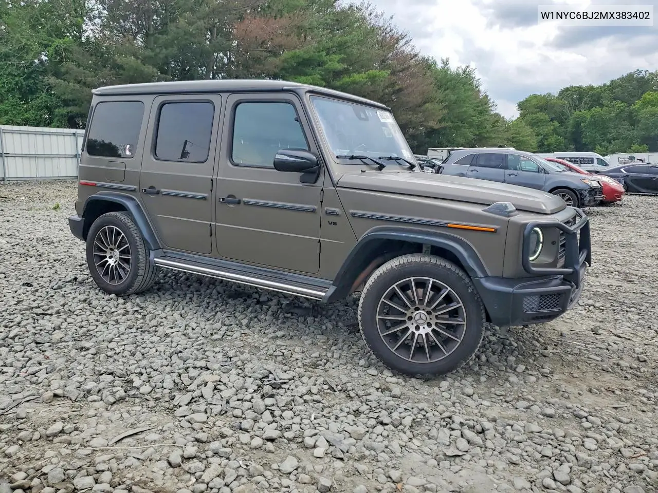 2021 Mercedes-Benz G 550 VIN: W1NYC6BJ2MX383402 Lot: 60027036