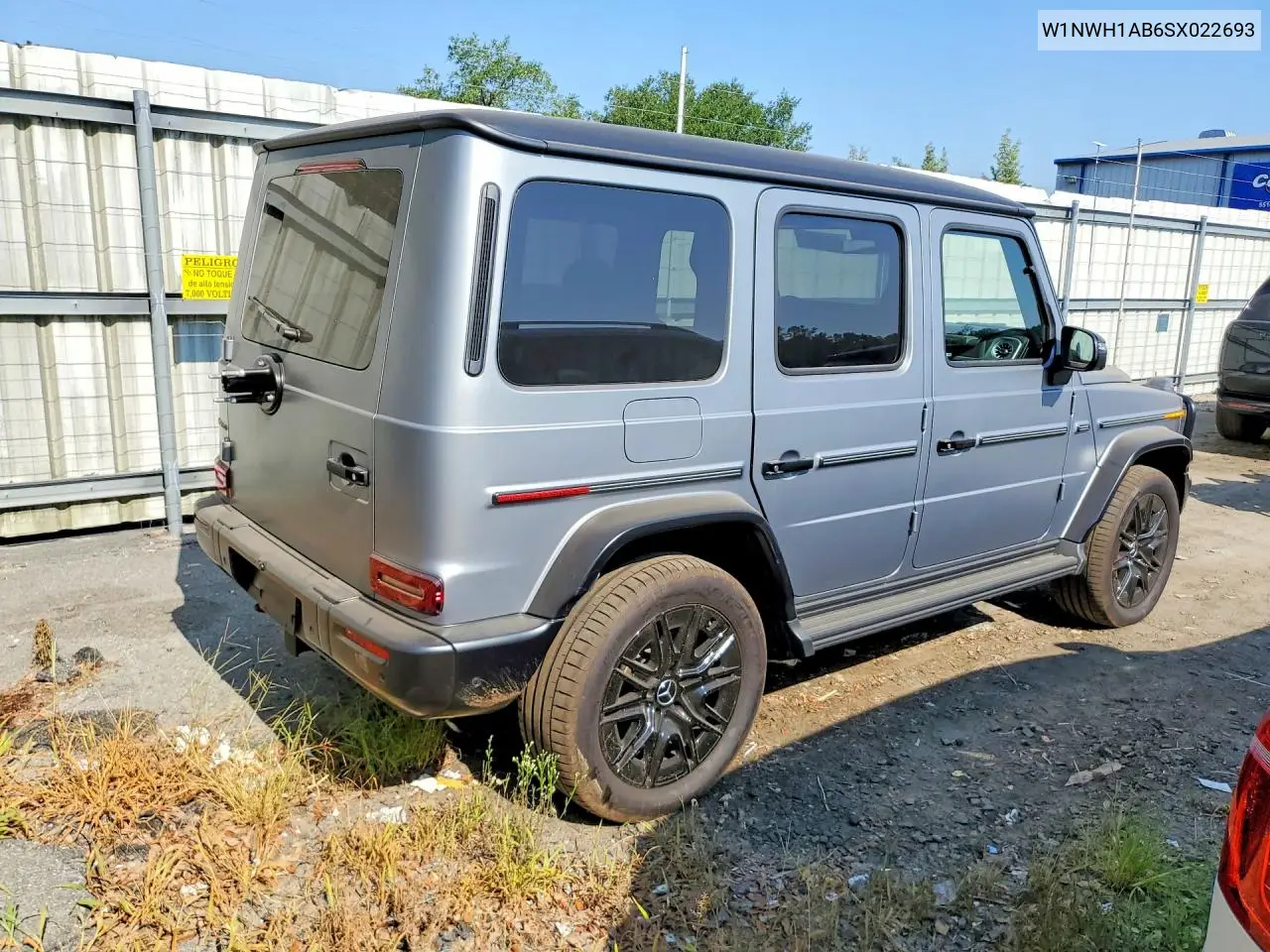 2025 Mercedes-Benz G 550 VIN: W1NWH1AB6SX022693 Lot: 56134586