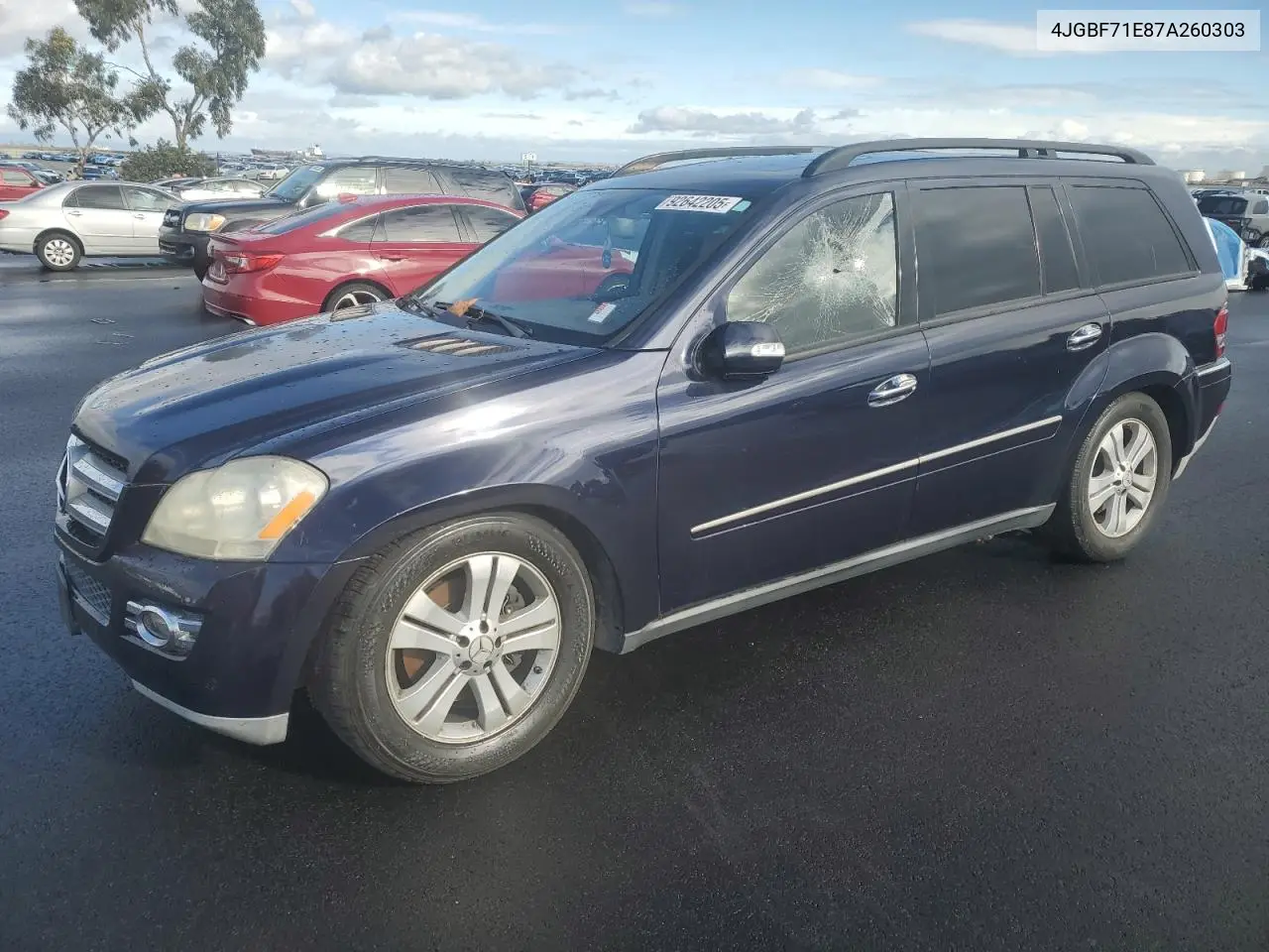 4JGBF71E87A260303 2007 Mercedes-Benz Gl 450 4Matic
