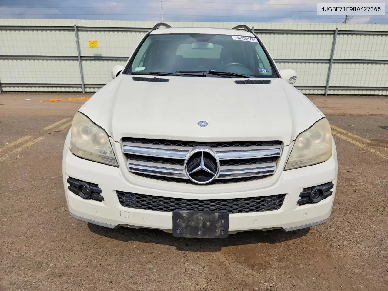 2008 Mercedes-Benz Gl 450 4Matic VIN: 4JGBF71E98A427365 Lot: 53690706
