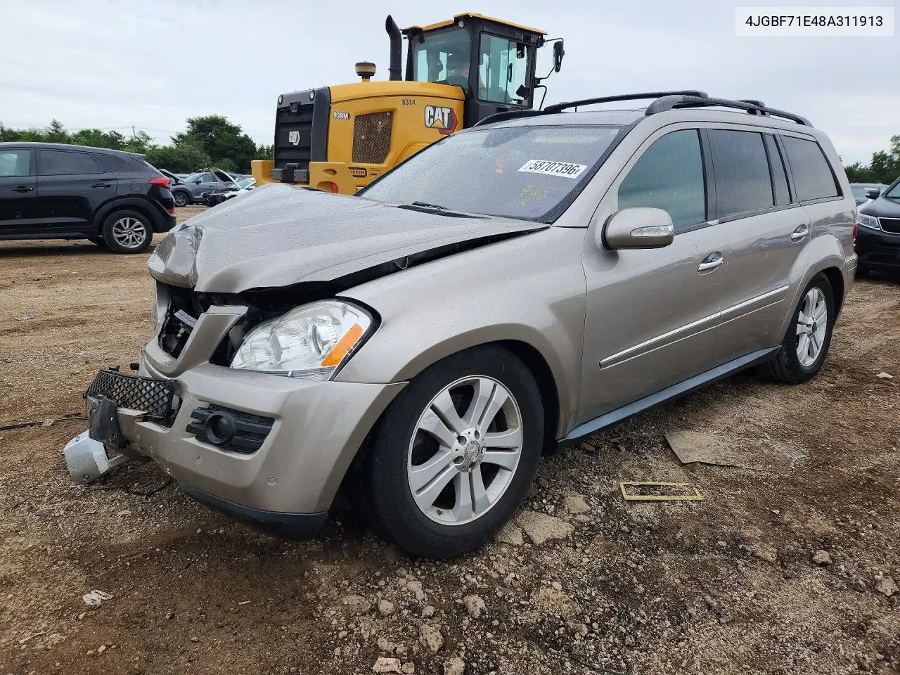2008 Mercedes-Benz Gl 450 4Matic VIN: 4JGBF71E48A311913 Lot: 58707396