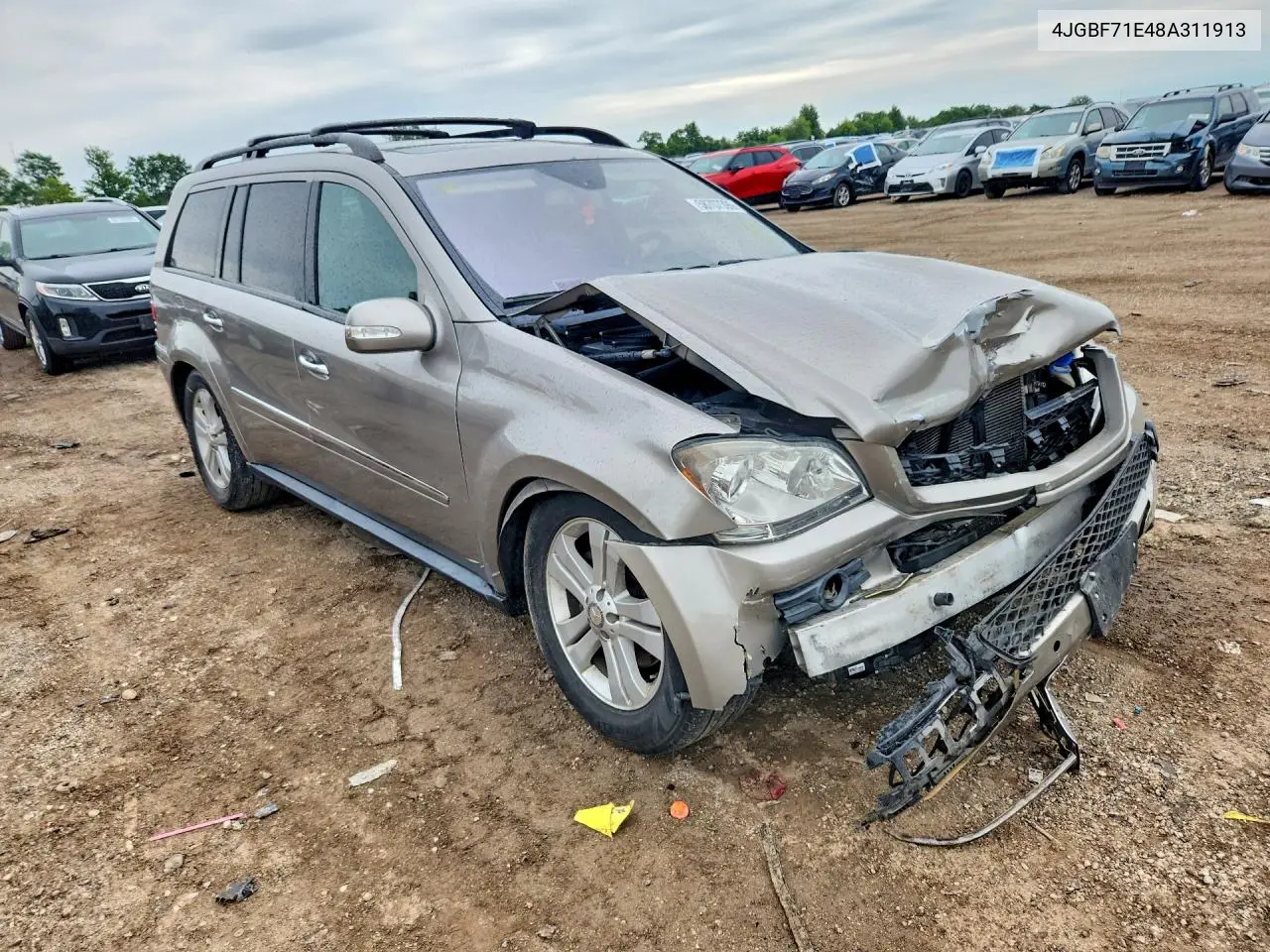 2008 Mercedes-Benz Gl 450 4Matic VIN: 4JGBF71E48A311913 Lot: 58707396