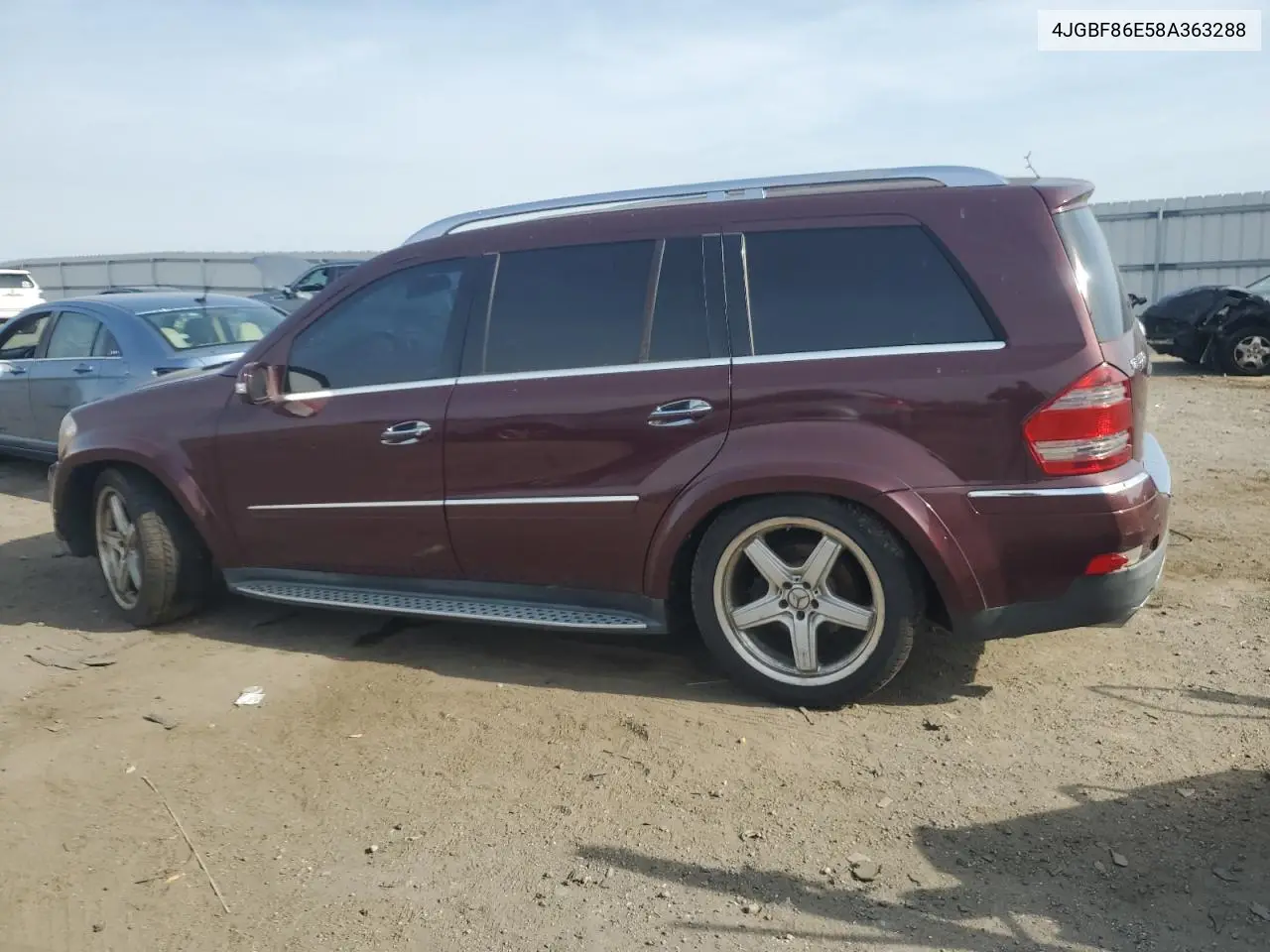 4JGBF86E58A363288 2008 Mercedes-Benz Gl 550 4Matic