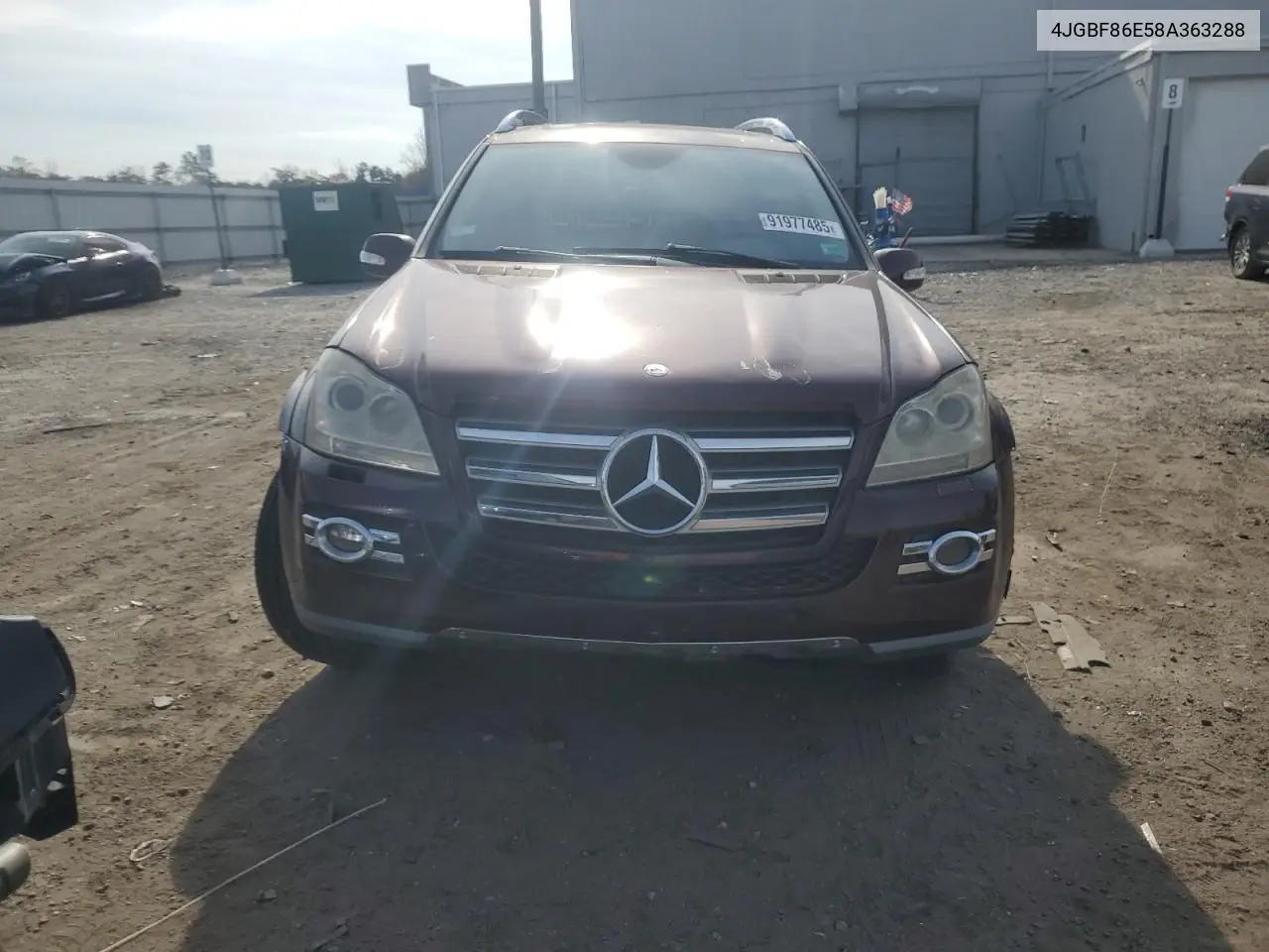 4JGBF86E58A363288 2008 Mercedes-Benz Gl 550 4Matic