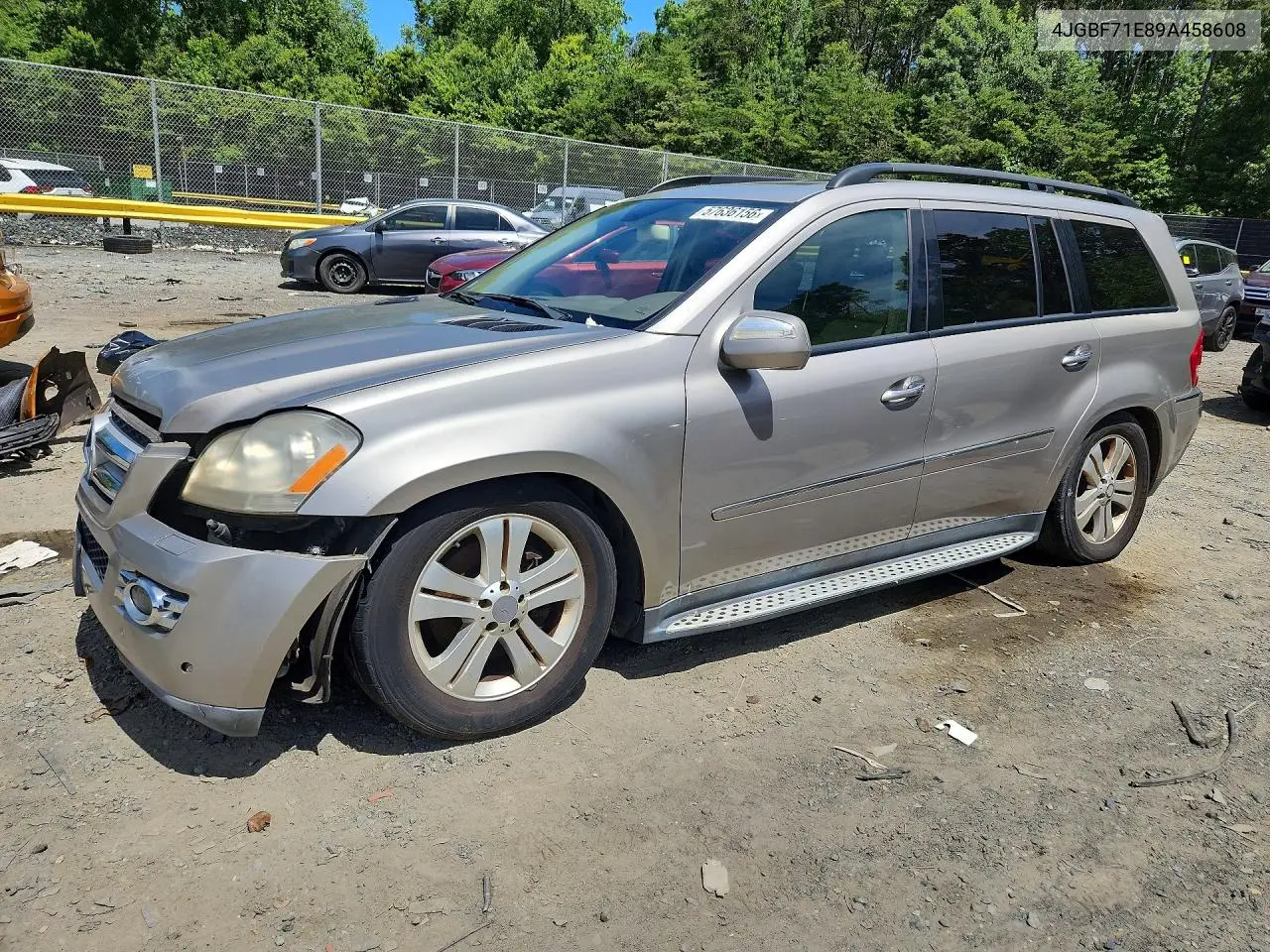 2009 Mercedes-Benz Gl 450 4Matic VIN: 4JGBF71E89A458608 Lot: 57636156