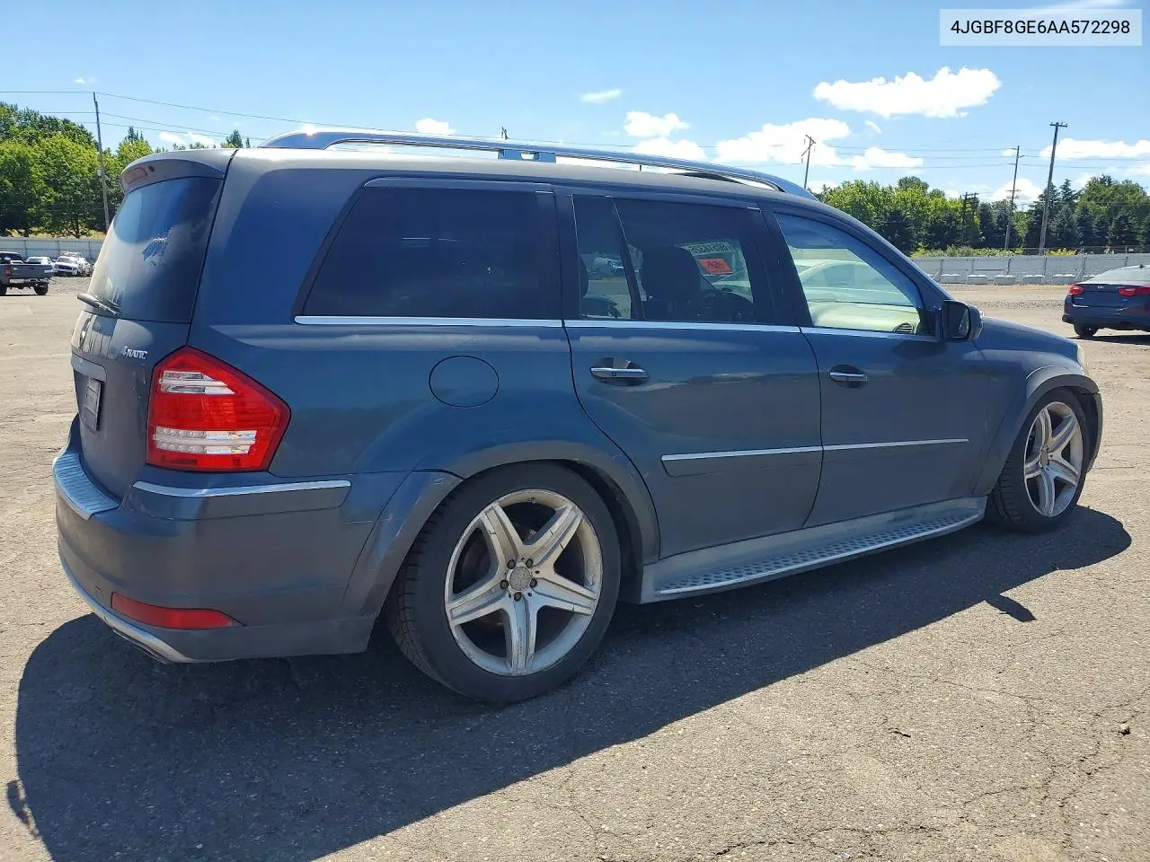 2010 Mercedes-Benz Gl 550 4Matic VIN: 4JGBF8GE6AA572298 Lot: 60518326