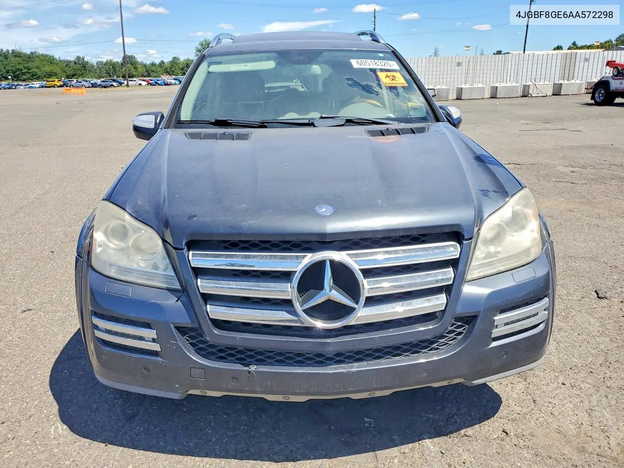 2010 Mercedes-Benz Gl 550 4Matic VIN: 4JGBF8GE6AA572298 Lot: 60518326