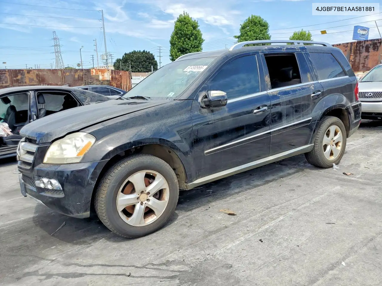 2010 Mercedes-Benz Gl 450 4Matic VIN: 4JGBF7BE1AA581881 Lot: 61490966