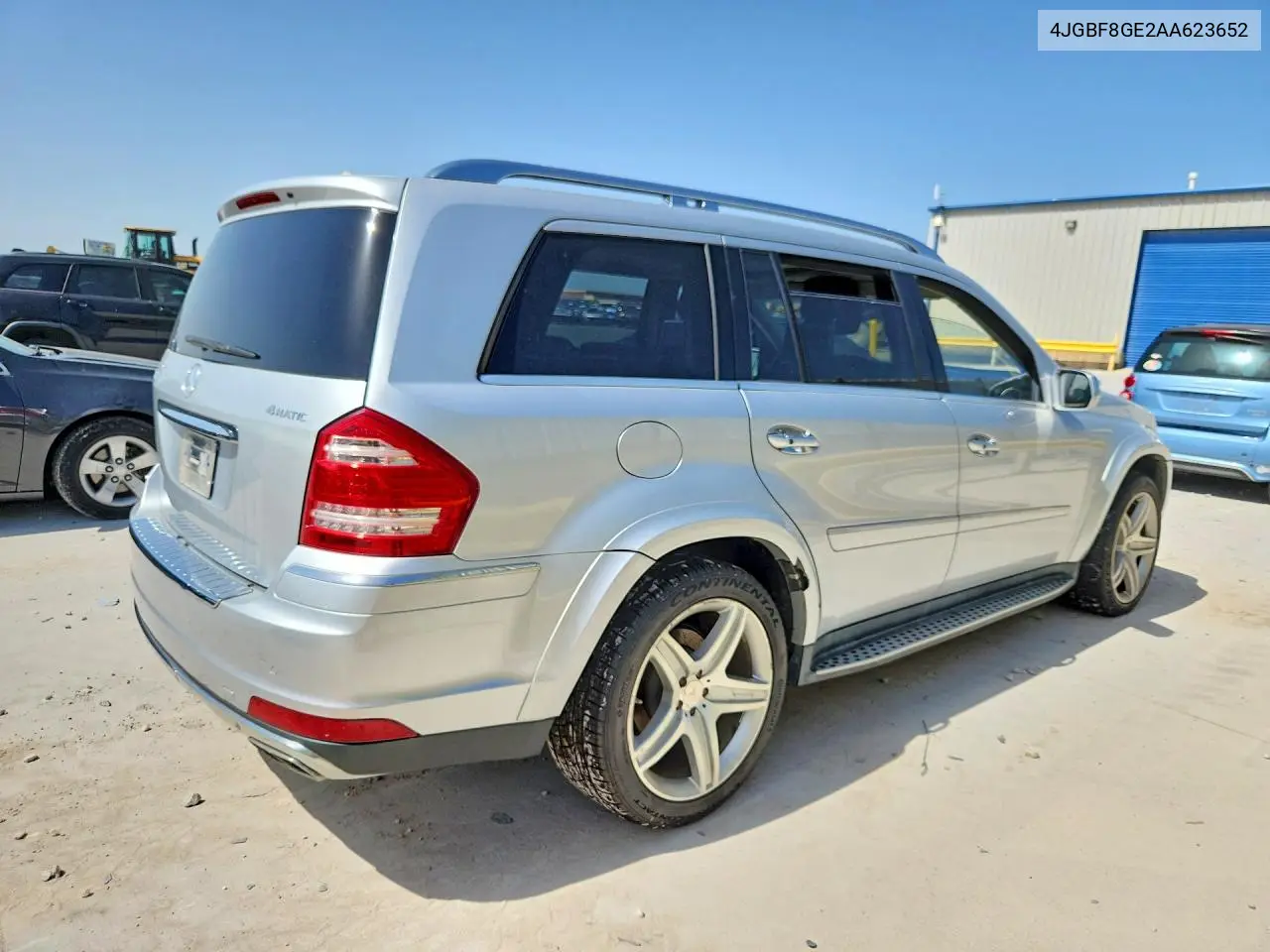 2010 Mercedes-Benz Gl 550 4Matic VIN: 4JGBF8GE2AA623652 Lot: 85449385
