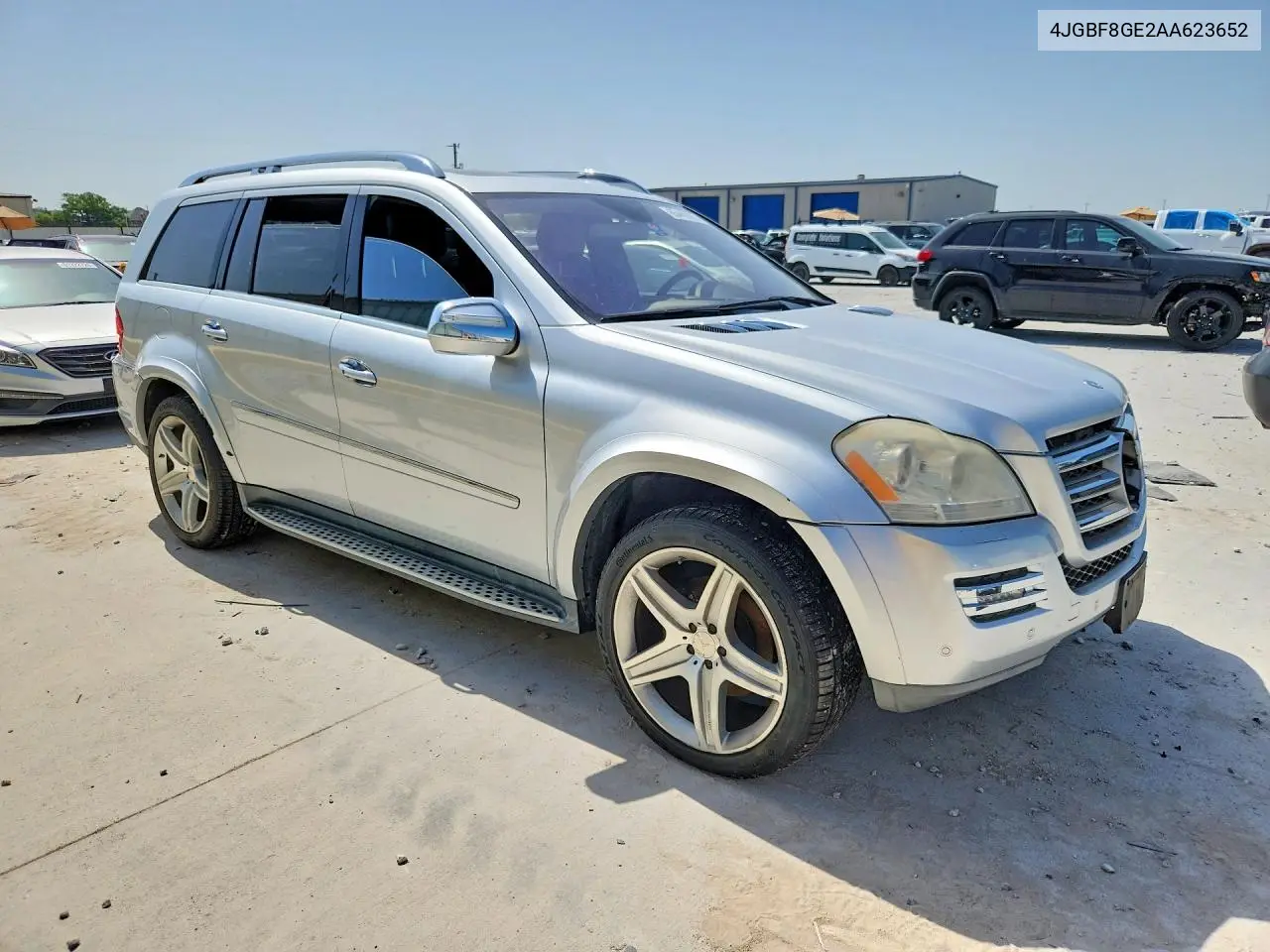 2010 Mercedes-Benz Gl 550 4Matic VIN: 4JGBF8GE2AA623652 Lot: 85449385