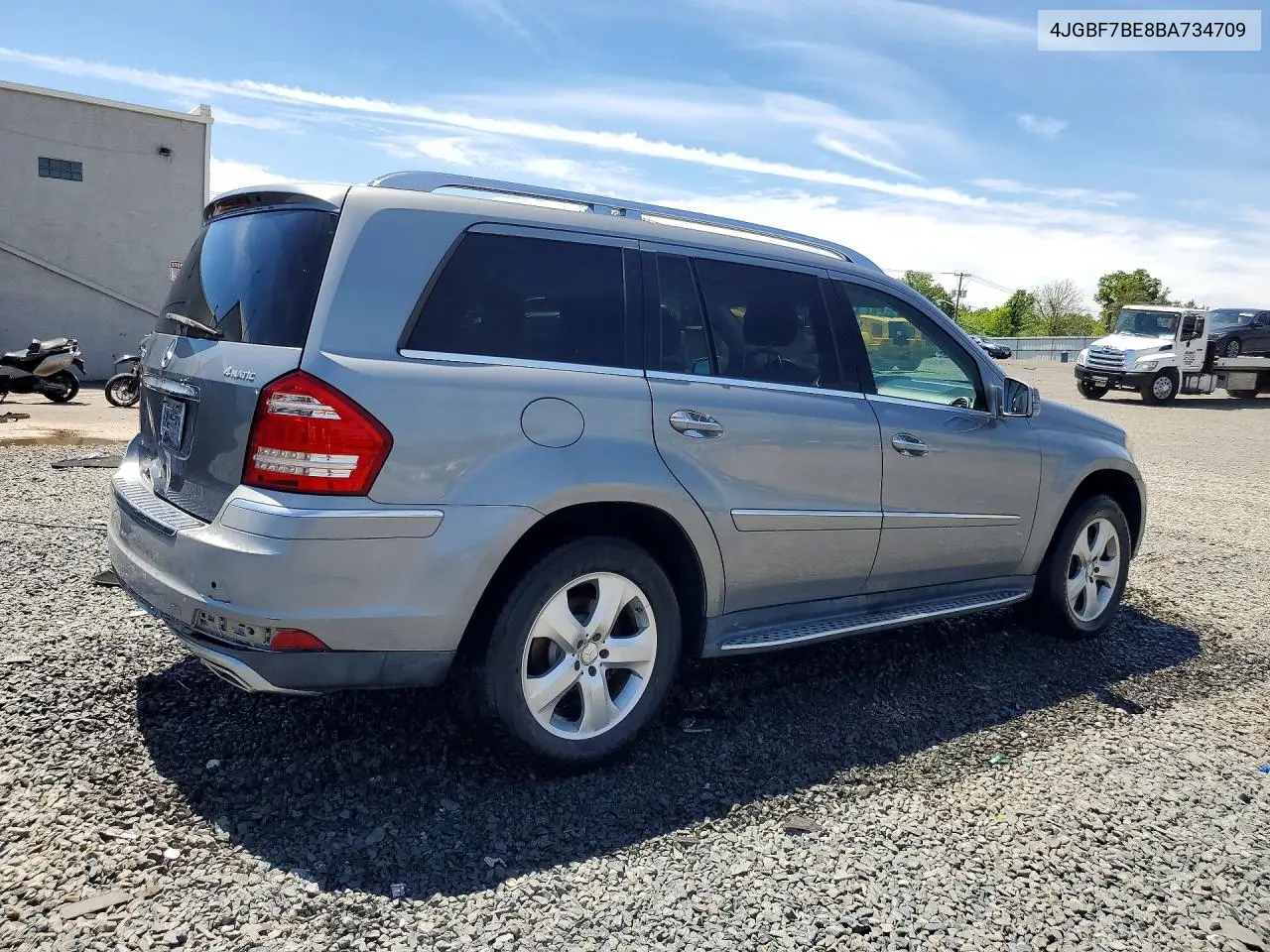 2011 Mercedes-Benz Gl 450 4Matic VIN: 4JGBF7BE8BA734709 Lot: 54500116