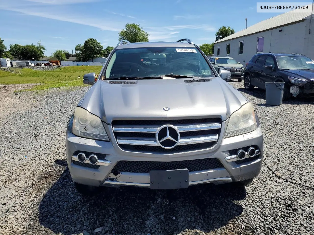 2011 Mercedes-Benz Gl 450 4Matic VIN: 4JGBF7BE8BA734709 Lot: 54500116