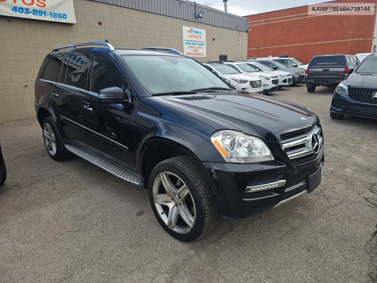 2011 Mercedes-Benz Gl 450 4Matic VIN: 4JGBF7BE6BA738144 Lot: 54535986