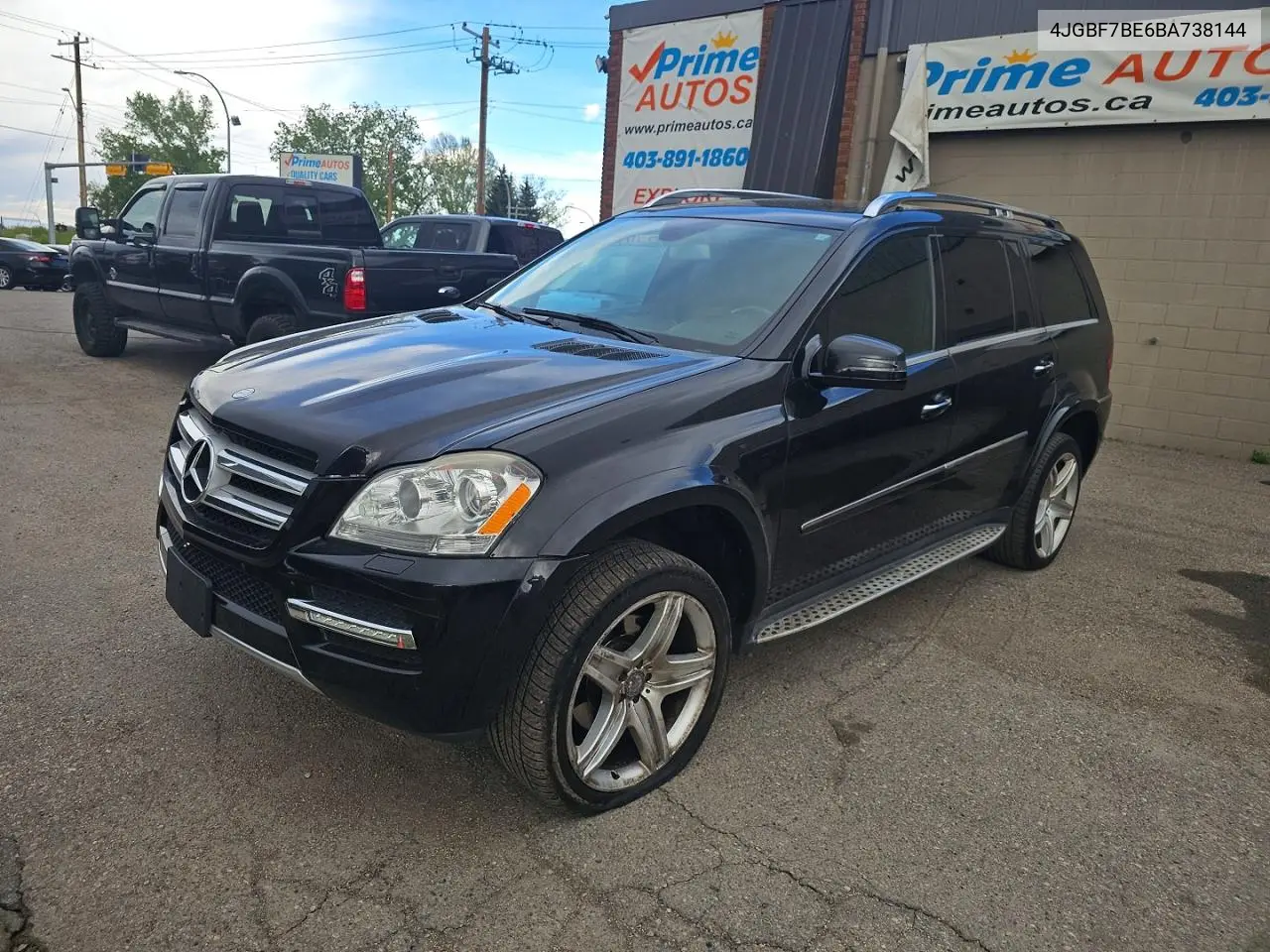 2011 Mercedes-Benz Gl 450 4Matic VIN: 4JGBF7BE6BA738144 Lot: 54535986