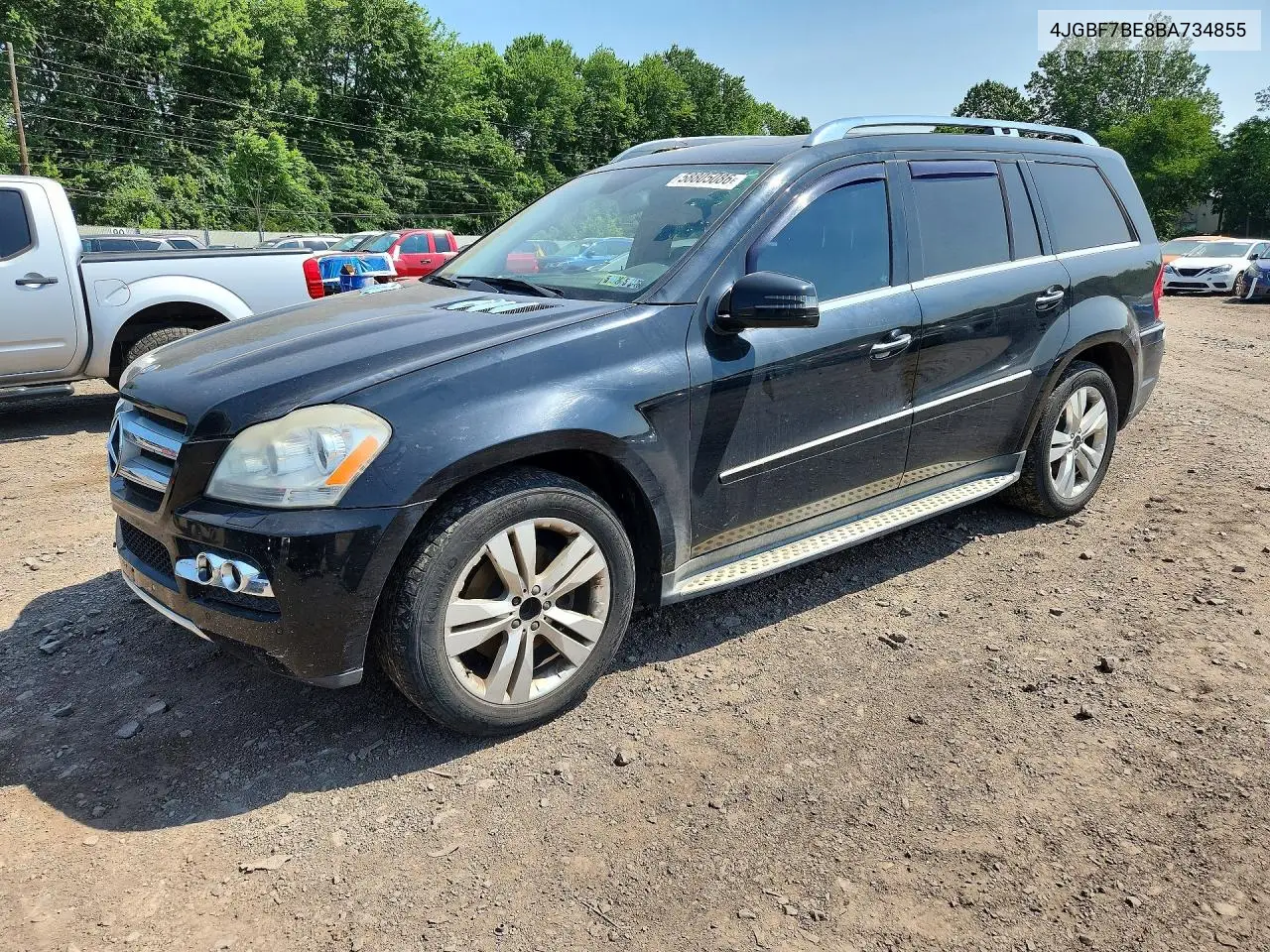 2011 Mercedes-Benz Gl 450 4Matic VIN: 4JGBF7BE8BA734855 Lot: 58805086