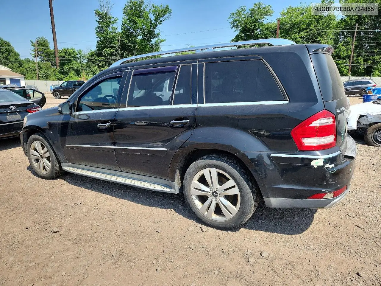 2011 Mercedes-Benz Gl 450 4Matic VIN: 4JGBF7BE8BA734855 Lot: 58805086