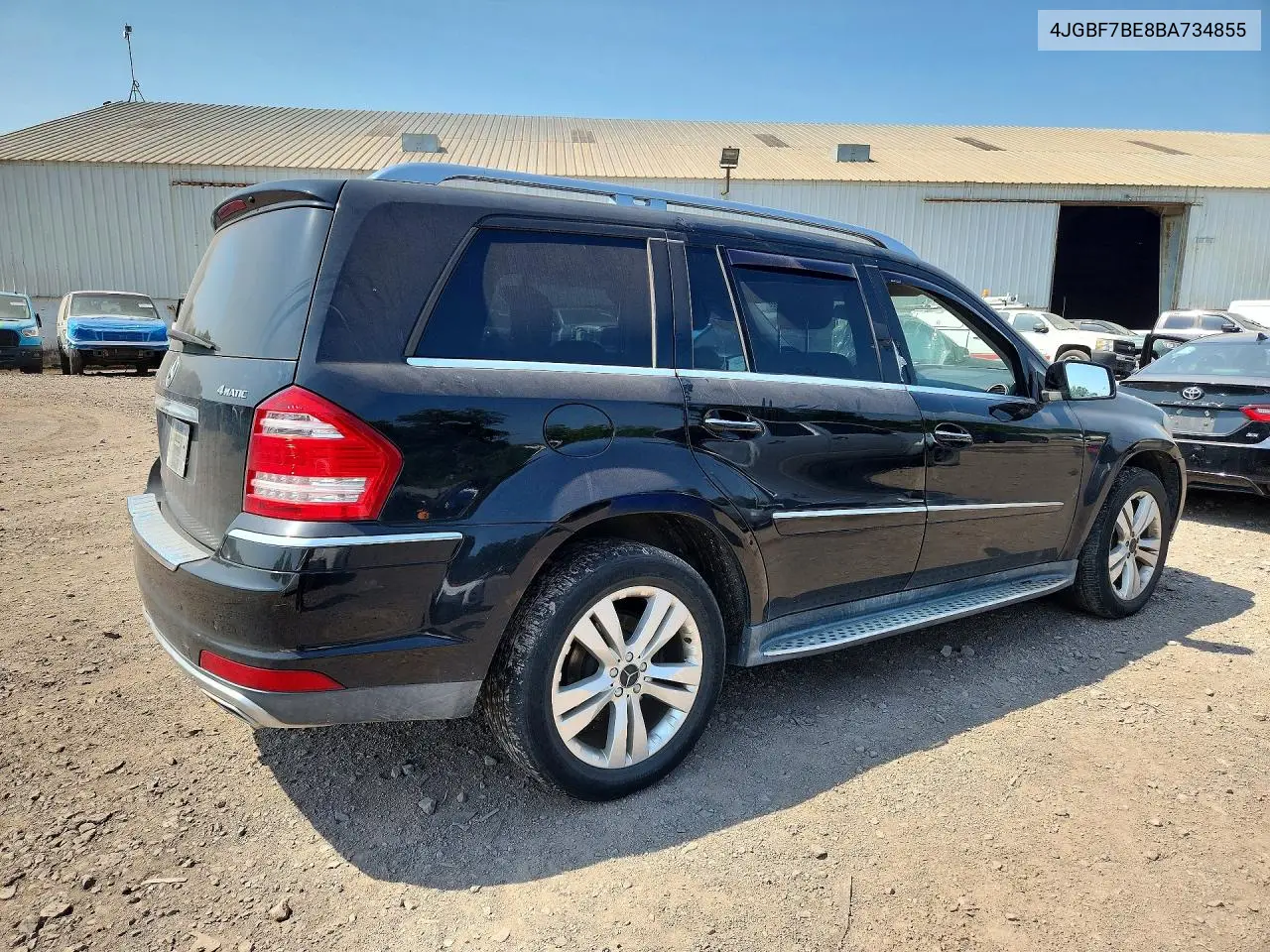 2011 Mercedes-Benz Gl 450 4Matic VIN: 4JGBF7BE8BA734855 Lot: 58805086