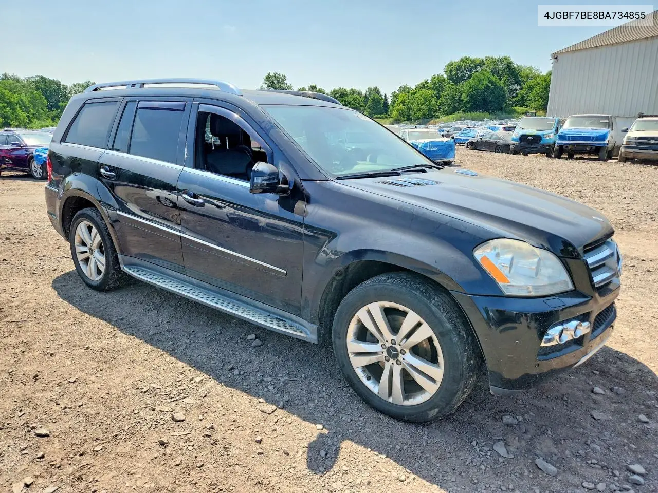 2011 Mercedes-Benz Gl 450 4Matic VIN: 4JGBF7BE8BA734855 Lot: 58805086